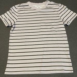 And Now This, size M, striped short sleeve shirt, worn once